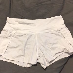 White Lululemon Shorts